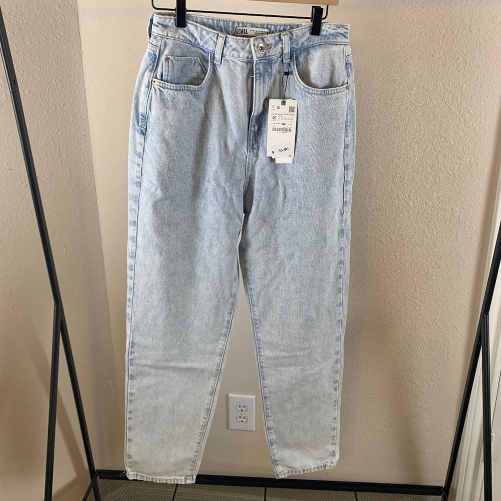NWT Zara mom jeans 8